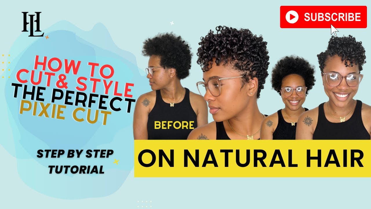 BEST PIXIE CUT FOR BLACK WOMEN | BIG CHOP | NATURAL HAIR TAPERED CUT | TWA HAIRCUT