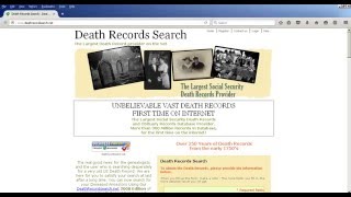 Death Records Search