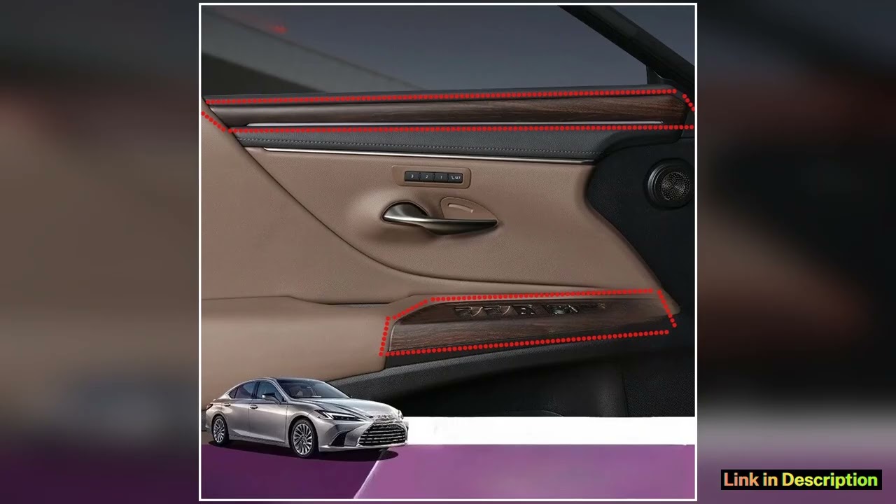 For Lexus ES200 300h new 2025 ABS Door trim modification wood grain gear shift frame glass lifting