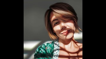 30 seconds of Portrait Painting - Kelly