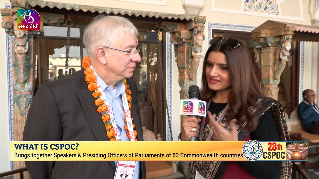 Sansad TV speaks with CSPOC: Flavours and Traditions : A Canadian Speaker’s Experience of India |