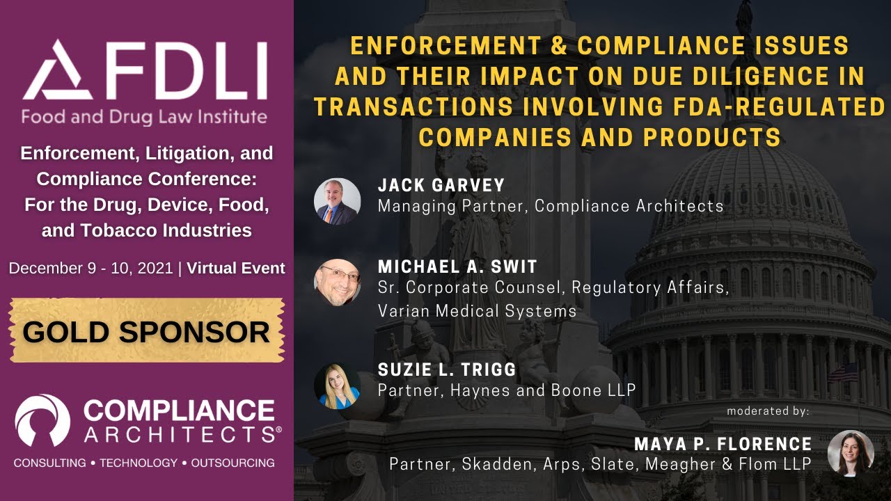 FDA Compliance Issues and Due Diligence