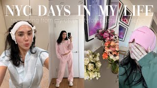 VLOG: NYC days in my life, getting an otoplasty! my ear pinning surgery experience + recovery