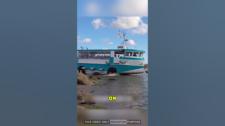 This isn’t an ordinary bus'' bus come ship: #ship #bus #river