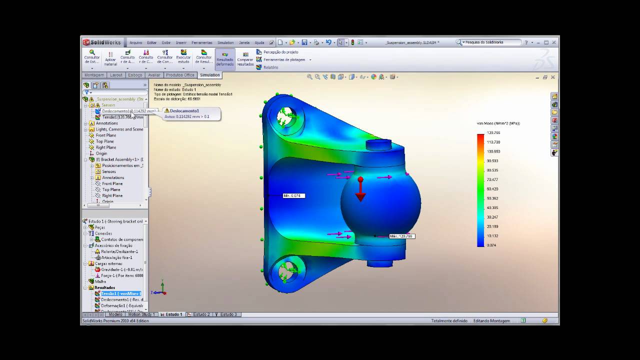 SolidWorks Simulation 2010 - YouTube