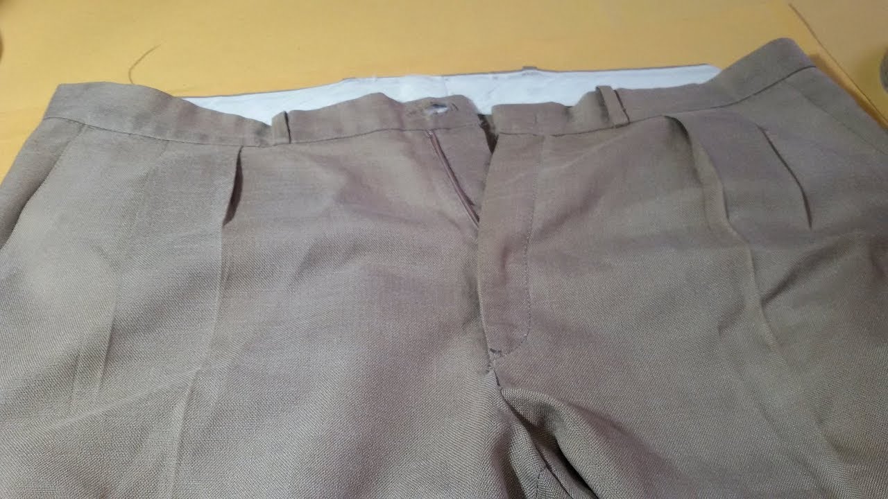 Repor  zíper da calça social (1 parte) para iniciantes da costura