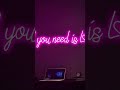 Custom All You Need is Love Neon Sign https://www.aoos.com/ #DesktopNeonSigns #NeonSignsForRoom