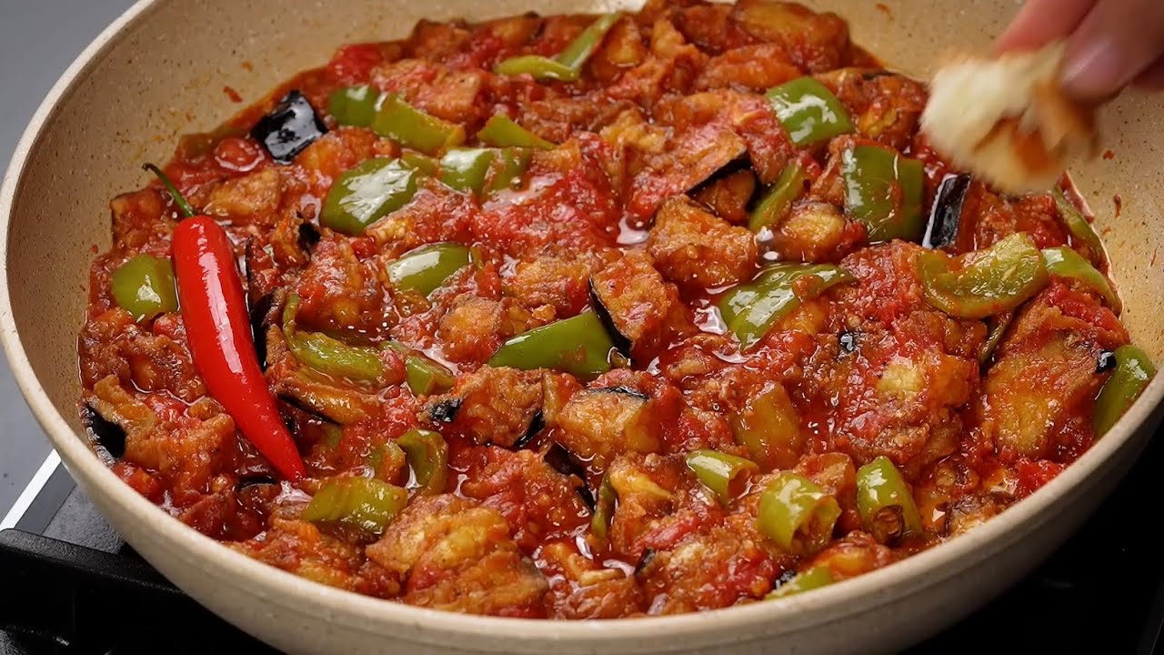 ÖYLE BİR  YEMEK YAPTIM Kİ  PATLICANDAN YEMEDEN DURAMIYORUM lezzetli patlıcan yemeği 