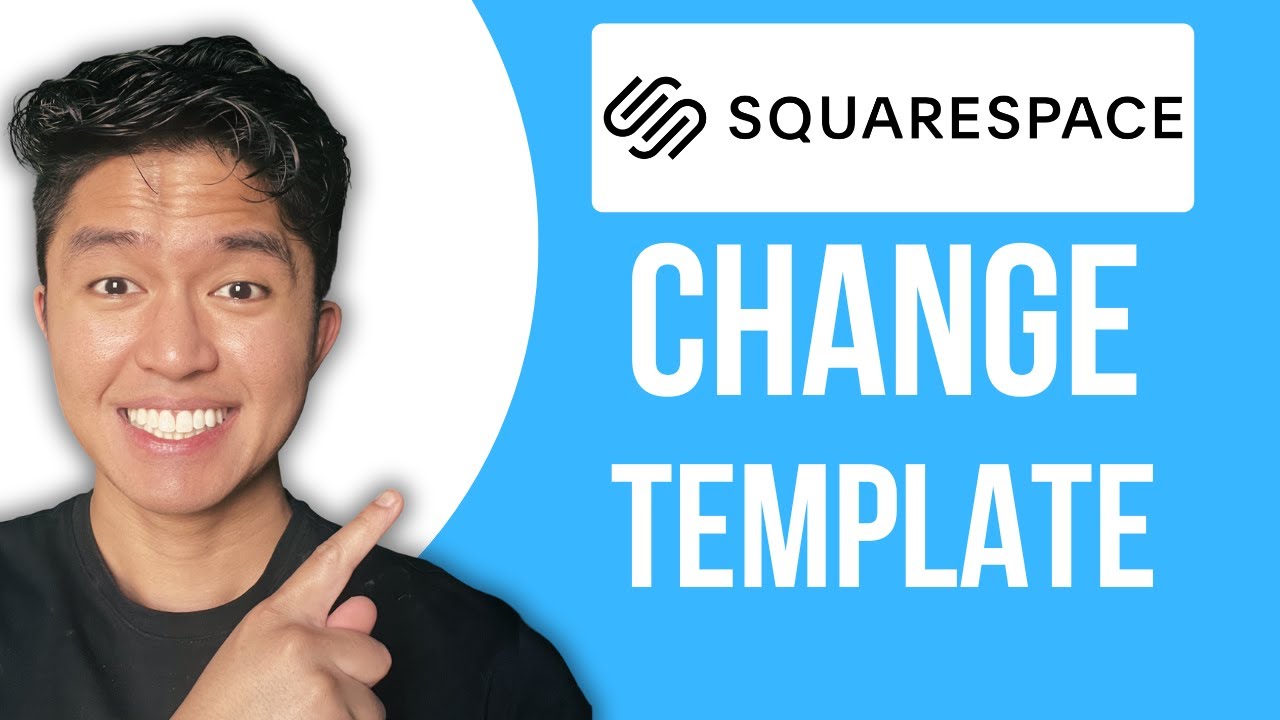 How to change template on Squarespace 7.1