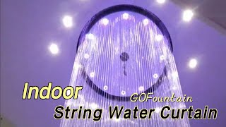 Indoor Round String Water Curtain-GOFountain