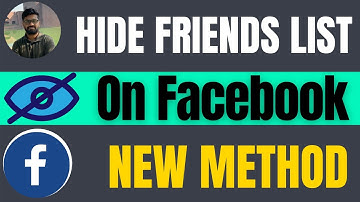 How to hide friend list on Facebook apps & pc 2025