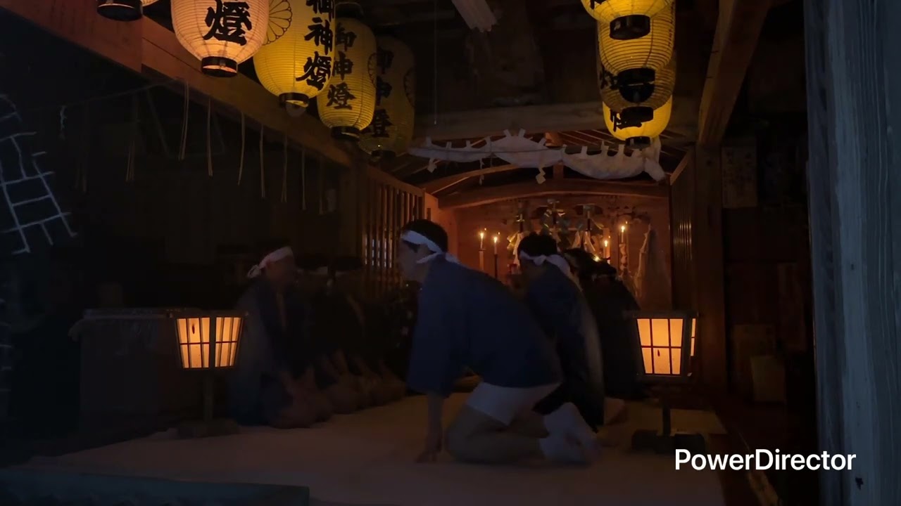 【大内宿雪まつり御神火戴火出陣】