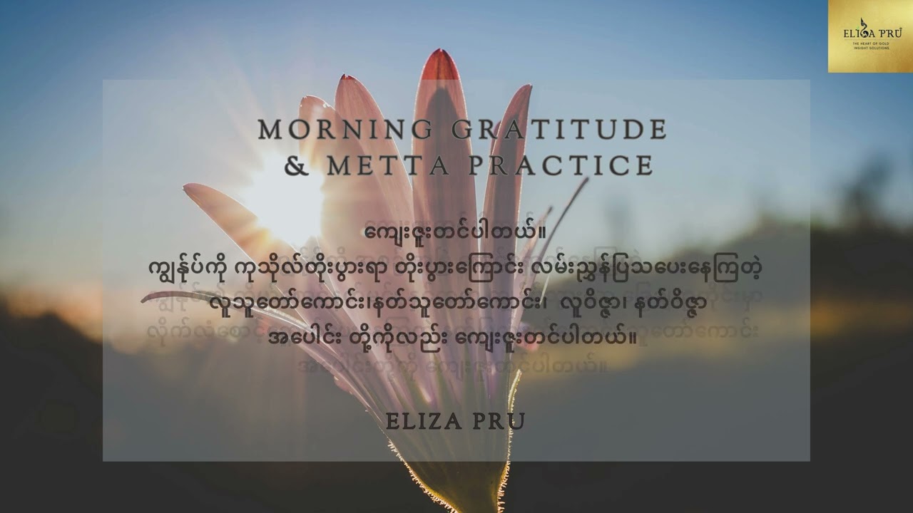 Morning Gratitude and Metta Practice with Healing Music