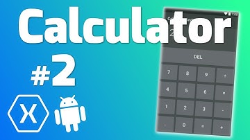 Make a CALCULATOR App with Xamarin Android #2 - Coding Calculator Logic in C#