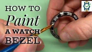 How to paint a Watch Bezel