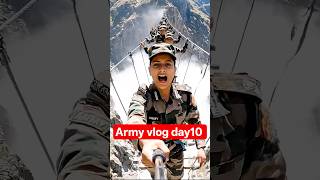 Indian Army Dangerous Rope Bridge Crossing Soldier Mountain Duty Army Vlog