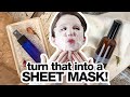 10 DIY Sheet Masks to brighten + hydrate + soothe | Humblebee & Me