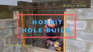 Part 14: Hobbit Hole CMU Block Wall For Reading Nook