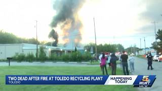 Explosions and fire tear through Ohio industrial building, killing 2 workers