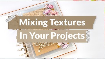 5 Tips on How to Mix Textures in Memory-Keeping Pages | Inspired By A Card with Nathalie