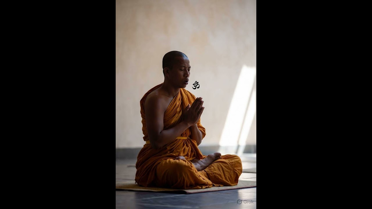 OM Chanting 136,1 Hz, Wipes out all Negative Energy, Singing Bowls, Meditation Music