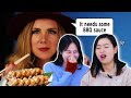 Korean Girls Watch 'Foreigners Trying Korean BBQ'