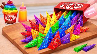 Super Sweet Diamond Kitkat Chocolate Bar 🎂 1000+ Miniature Cake Decorating Ideas 🍰 How to CaKe