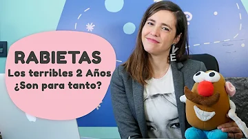 ¿Cuáles son las rabietas normales en un niño de 2 años?