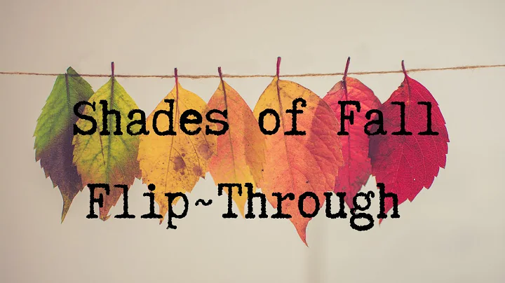 SHADES OF FALL ~ FLIP THROUGH ~ Junk Journal/Folio