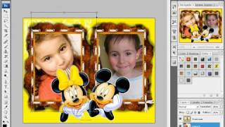 Poner fotos a los marcos disney con photoshop screenshot 4