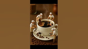 When Tiny Workers Brew Your Morning Coffee ☕ | AI Magic!