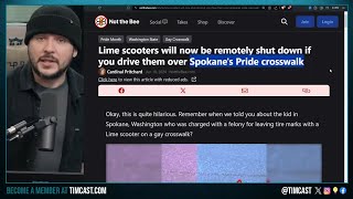 Pride Crosswalk Made NO GO ZONE By Lime Scooters After Teens Get FELONIES For Skidding On Street