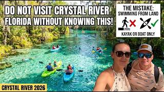 DO NOT Visit Crystal River Florida Without Knowing THIS