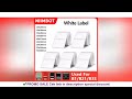 Niimbot 1Roll B1 White Sticker Waterproof Paper Adhesive Label White Anti-Oil For B1 B21 Mini Portab