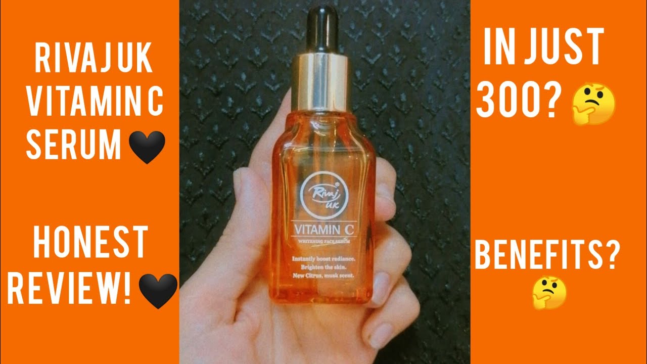 RIVAJ UK VITAMIN C SERUM 🖤HONEST REVIEW 100 AFFORDABLE AND EFFECTIVE