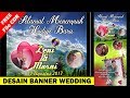 Cara Desain Banner Wedding di CorelDRAW (Free CDR) - Tutorial Coreldraw