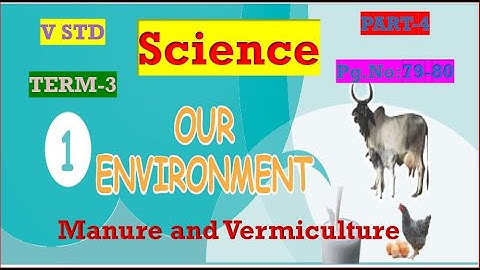 1.OUR ENVIRONMENT(Part-4) V STD SCIENCE TERM-3 Explained in Tamil