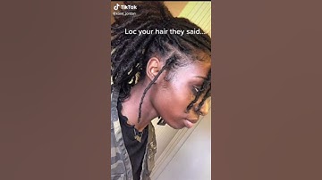 The Struggle is real 😍| TikTok by @xoxo_jordan #locjourney #virallocs #locs #locstyles #shorts #fyp
