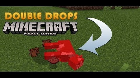 MCPE Addon Review | The Awesome Double Drops Addon