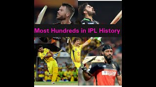 Most HUNDREDS in IPL History - Kohli, Gayle, Watson, Vijay