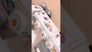 decorating a sewing machine with stickers #sewing #sewingmachine #stiker #art #diy