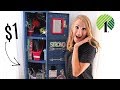 $1 *BOSS* DOLLAR TREE ORGANIZATION IDEAS FOR YOUR LOCKER 💚 2019