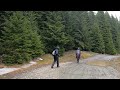 Coborâre de la Muntele Lucăcilă către Cabana Podu cu Florile