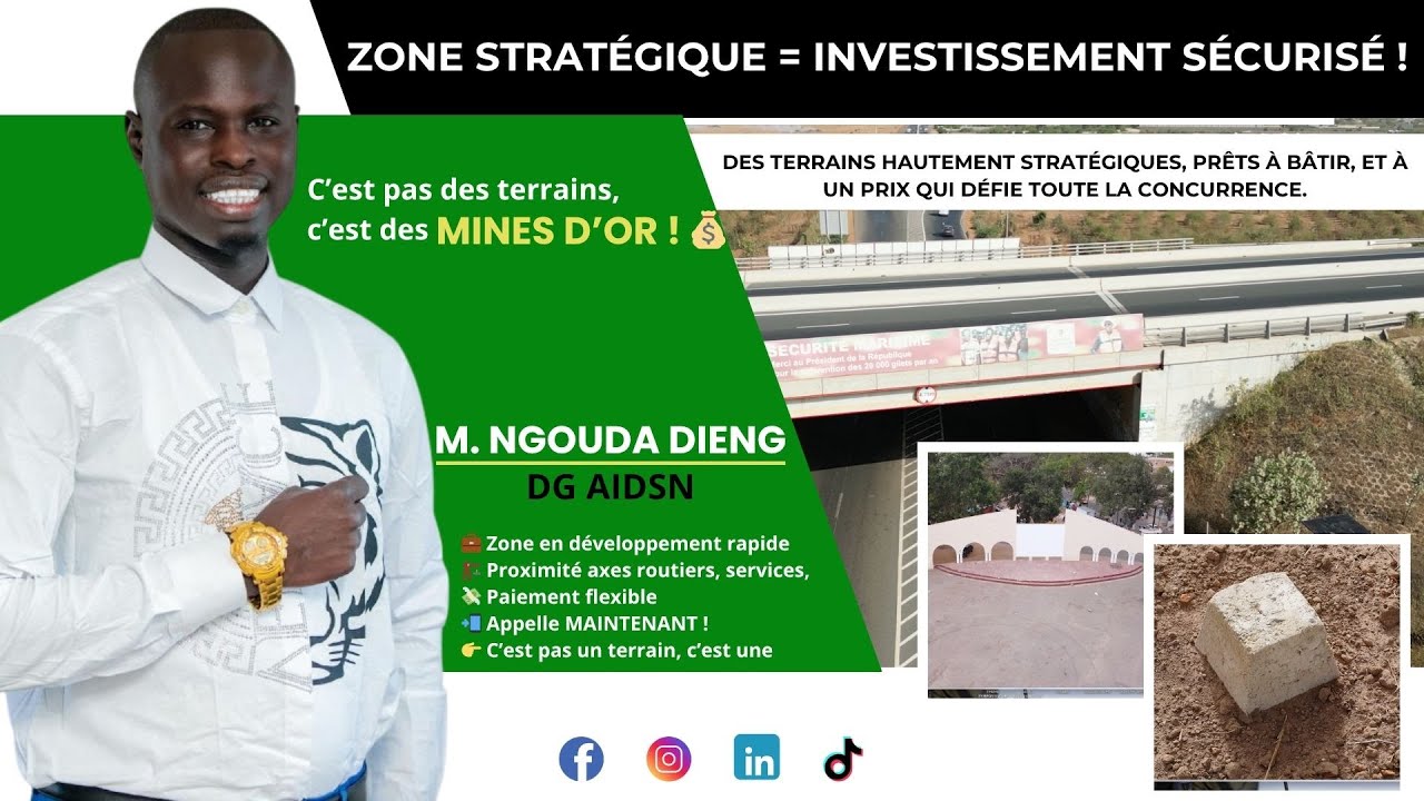 WAOUH 😍 Des parcelles dans une zone ultra stratégique à fort potentiel économique !