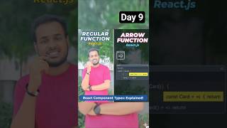 👉Regular Functional component and Arrow functional components 👍👍😀