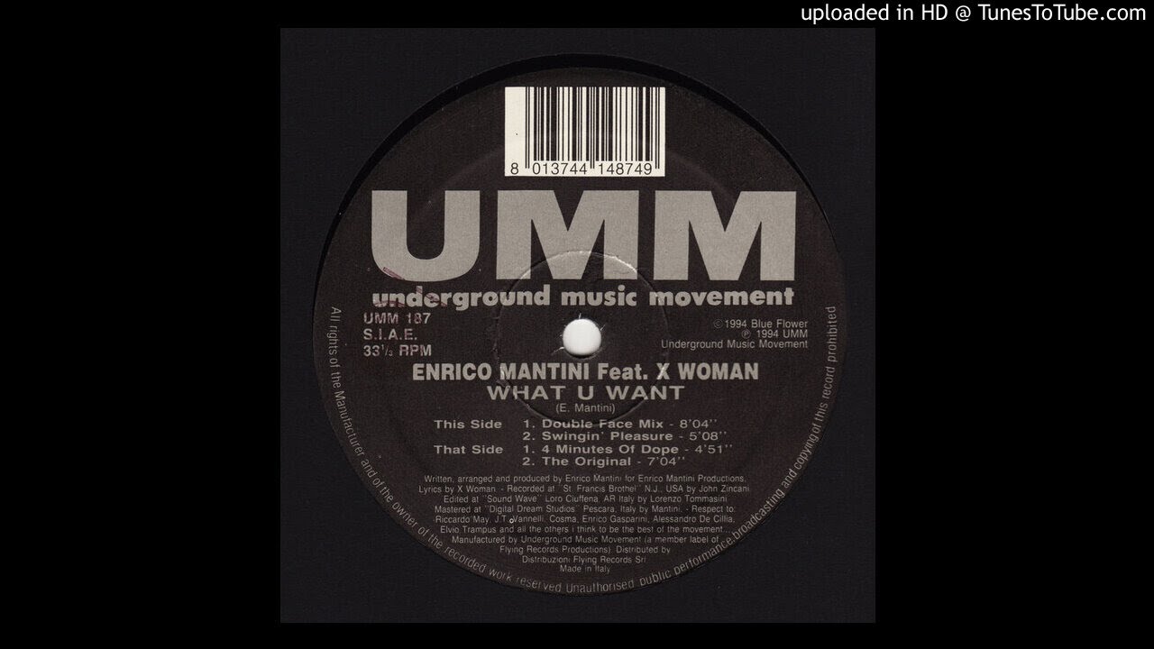 Enrico Mantini (feat. X Woman) - What U Want [130 BPM]