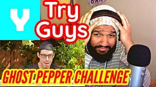 Try Guys Try The Ghost Pepper Challenge | Reaction