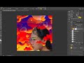abstract gradient background tutorial