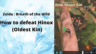 1. Zelda : Breath of the Wild - How to defeat Hinox ( Oldest Kin) on Mount Taran  -  Quick and Easy