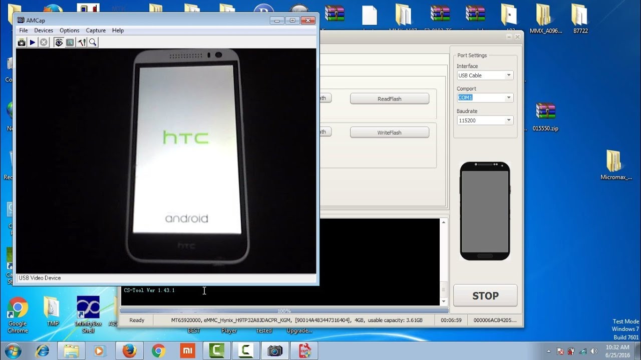 Sims прошивка. Сопряжение HTC 616 C ПК.